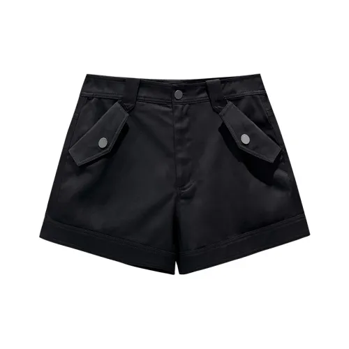 ANNAKIKI SS24 Карго Шорты Женские Черные