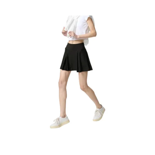 UNIQLO Повседневные короткие юбки Женские Черный