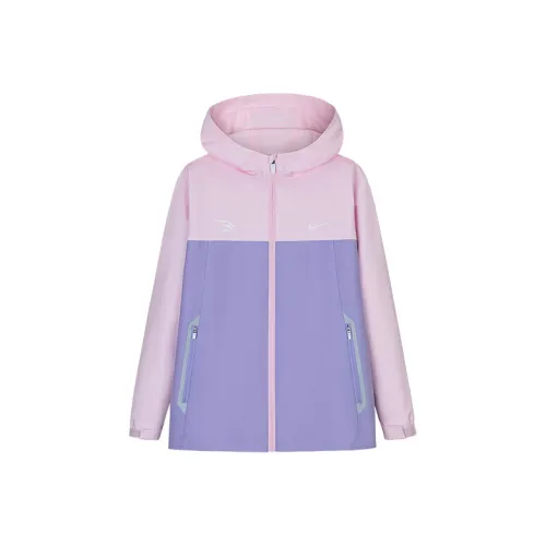 Nike Куртки Пальто 3Brand Гортензия Фиолетовый Дети Возраст 3-7 Лет