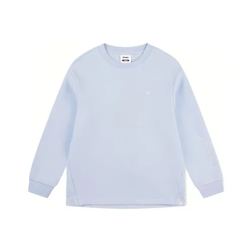 QIAODAN Ирис синий Школьный возраст Свитшоты