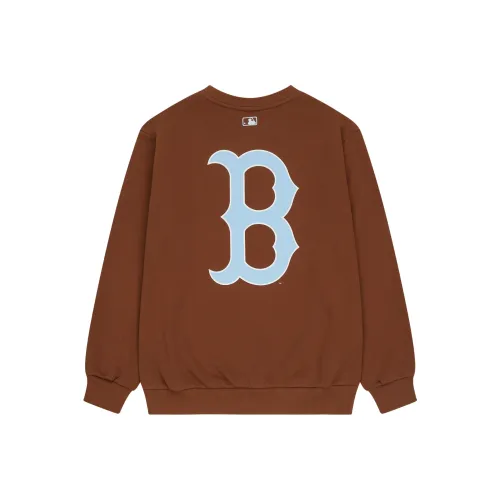 MLB Base Logo Свитшот Boston Red Sox FW24 Коричневый Детский