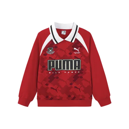 PUMA Свитшот Sportstyle Series Красный Цвет Детский