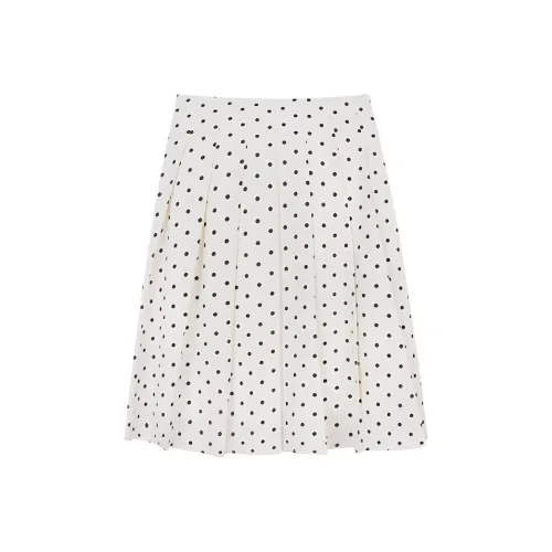 XINBANGBANG Повседневная длинная юбка женская абрикосовая