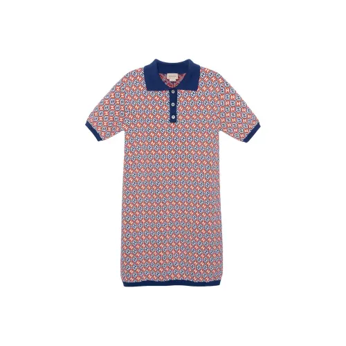 GUCCI Детское платье SS22 Синий Детский