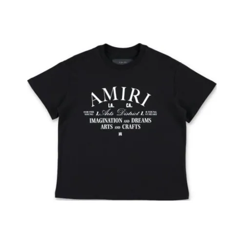 AMIRI Черные Детские Рубашки T