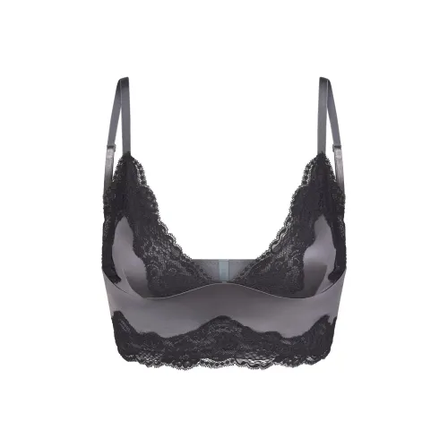 SKIMS Кружево Плавание CAMI Топ Бикини Женские Металлический Бронза