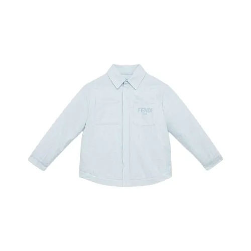 FENDI Куртка Светло-Синяя Подростки