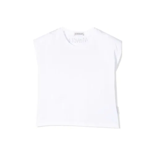 MONCLER Детская одежда FW23 T-рубашка Детская Белая