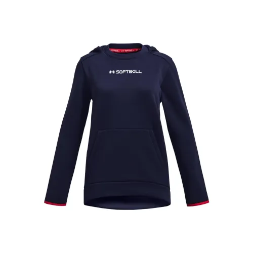Under Armour Детская одежда Fleece® Softball Толстовка Толстовка Детская Морской синий