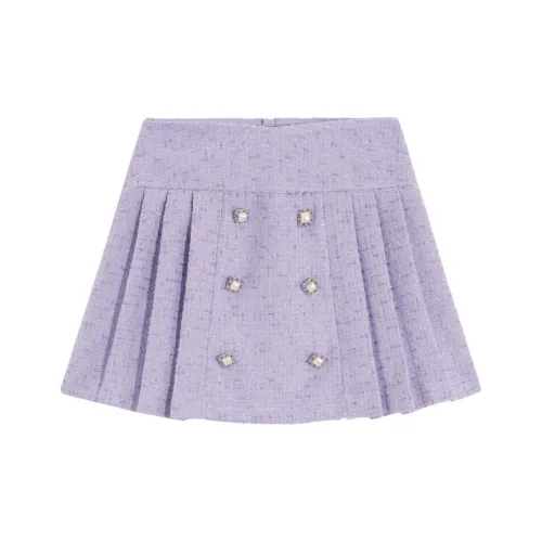 BEBE Фиолетовые Женские Повседневные Короткие Юбки