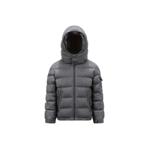 Moncler Down Jacket Темно-Серый Детский