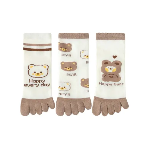 BEAR UNION Носки Crew Женские Combo Set