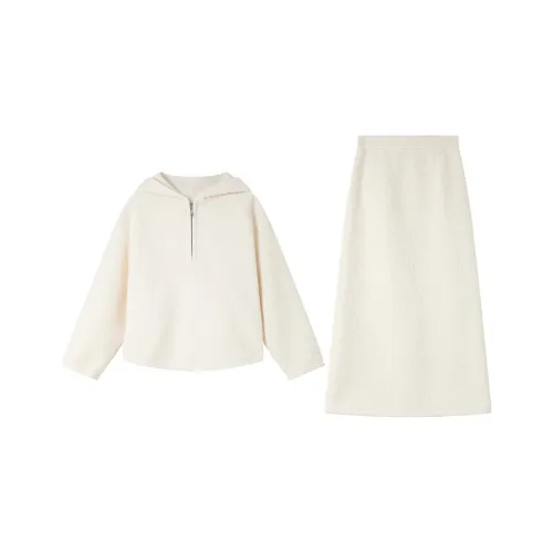 VIMLY Комплект с юбкой Женские Бежевый Абрикос