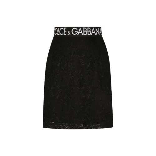 Dolce & Gabbana Черные Женские Повседневные Короткие Юбки