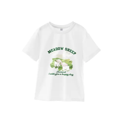 JEANSWEST JNR T Рубашка Белый J Lawn Овца Дети Возраст 3-7 лет