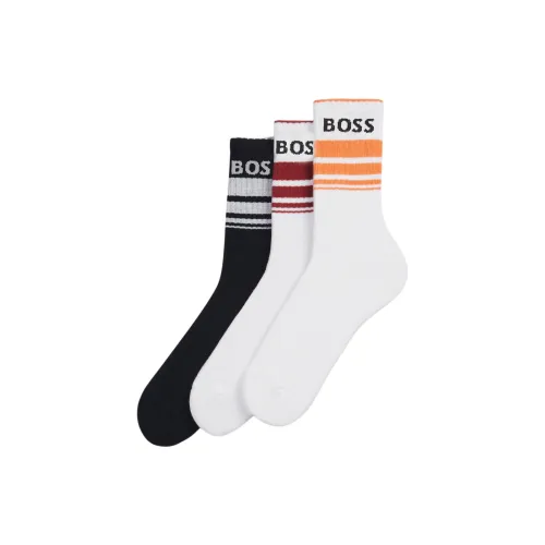 Hugo Boss 3 пачки мужских носков: белый + белый + черный