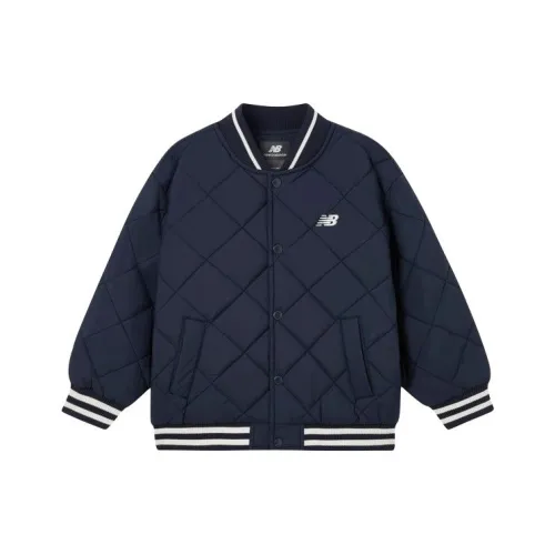 New Balance Хлопковый пуховик Спорт Club1906 Темно-синий Children Возраст 3-7 лет