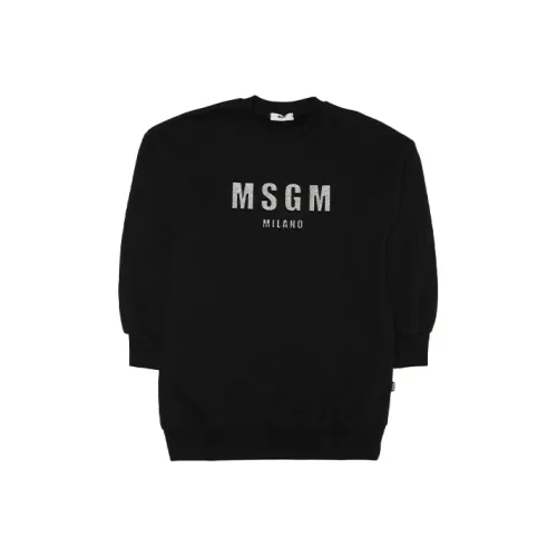 MSGM Черные Платья для Детей