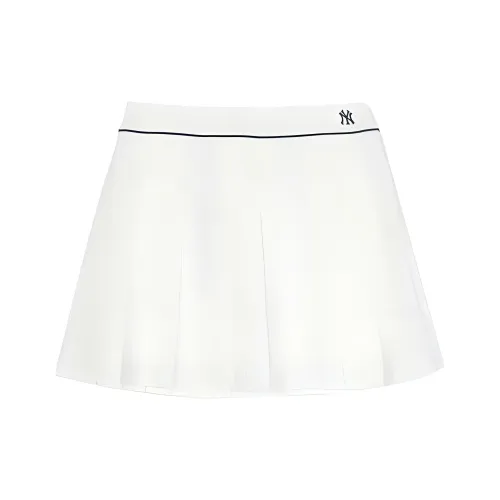 Mlb Base Logo Нью-Йорк Янкис SS25 Повседневные короткие юбки Женские Белые