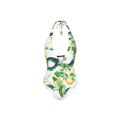 Roberto Cavalli SS24 Ван-Пис Купальник Женский Многоцветный