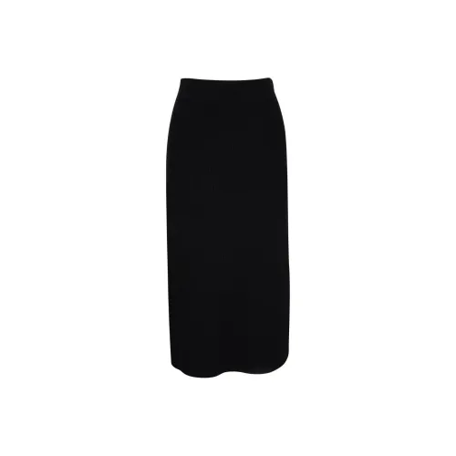 BRUNELLO CUCINELLI SS24 Повседневная длинная юбка женская черная