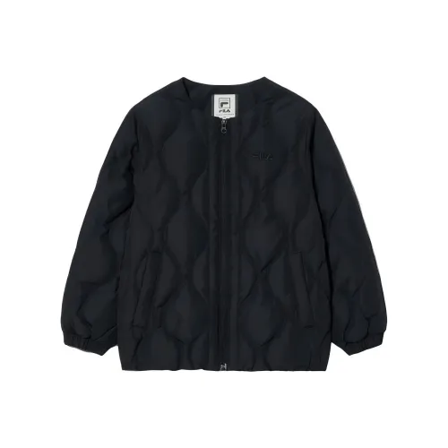 FILA KIDS Buddy Goose Down Jacket Black Children Aged 3-7 Years