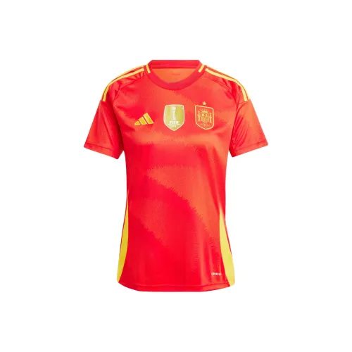 Adidas Футбол Spain 24 Дом Джерси Футбол Джерси Женские Красный