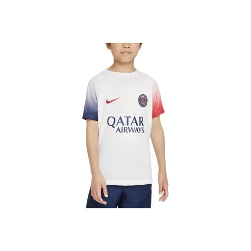 nike T-рубашка Paris Saint Germain ACADEMY Pro Away Белый Детский