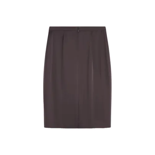 THEORY Повседневный Длинный Юбка Женская Кофейно-Коричневый