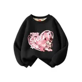 Флисовая подкладка, сердце, черный