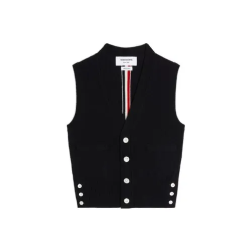 THOM BROWNE Черные Детские Жилеты