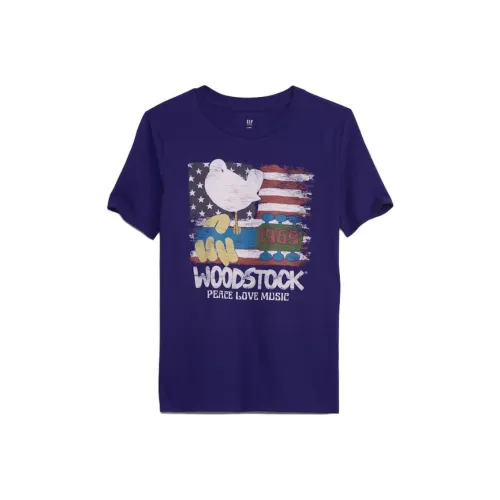 GAP × JIMI Hendrix Co Branded SERIES Синие Детские Рубашки