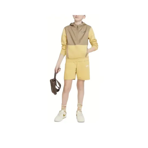 Nike Clothing Детская одежда Флис Толстовка Толстовка Желтый Детский