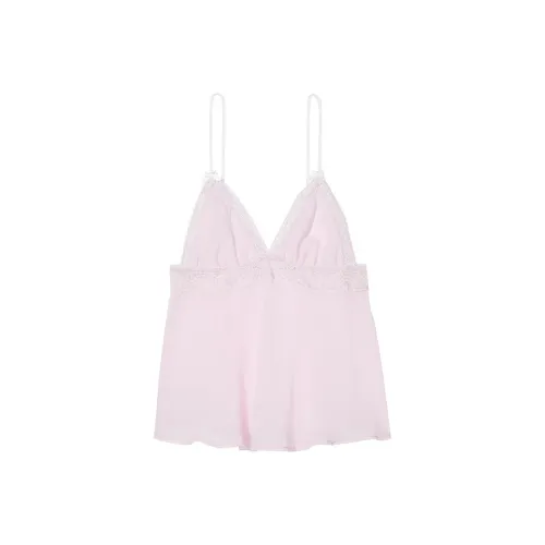 Victoria's Secret Розовый BY FRANKIES BIKINIS HONEYSUCKLE Шифон Майка RG Бикини Женские Розовый