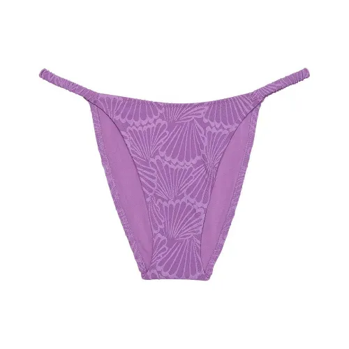 Victoria's Secret Розовый Scrunchie STRING Бикини Низ Glazed Фиолетовый Плавки Женские Фиолетовый