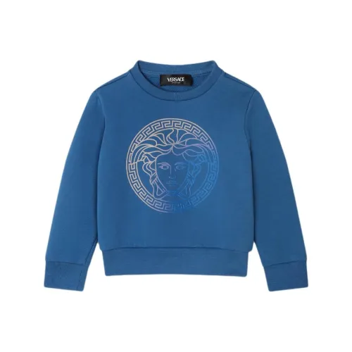 VERSACE Толстовка FW24 Синий Детский