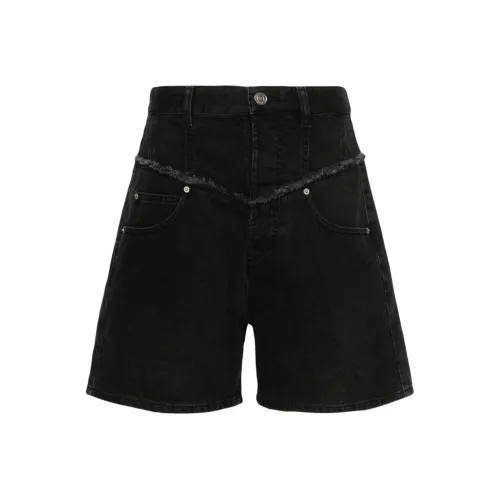 ISABEL MARANT Черные Женские Джинсовые Шорты