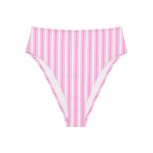 Victoria's Secret Розовый HIGH Обхват талии Cheeky Бикини Низ Ps Плавки Женские Розовый