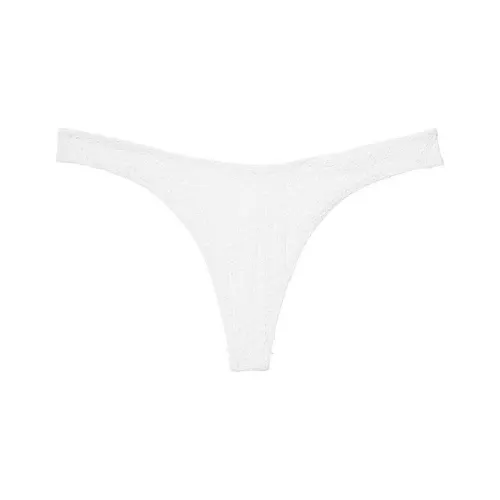 Victoria's Secret Розовый BY FRANKIES BIKINIS Луна Bay Люверс Бикини Низ WE Плавки Женские Белые