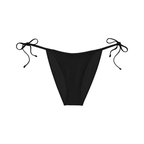 Victoria's Secret Розовый STRING Cheeky Бикини Низ Черные Плавки Женские Черные