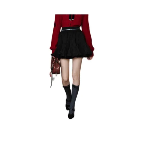 JORYAweekend Повседневные короткие юбки Женские Черный