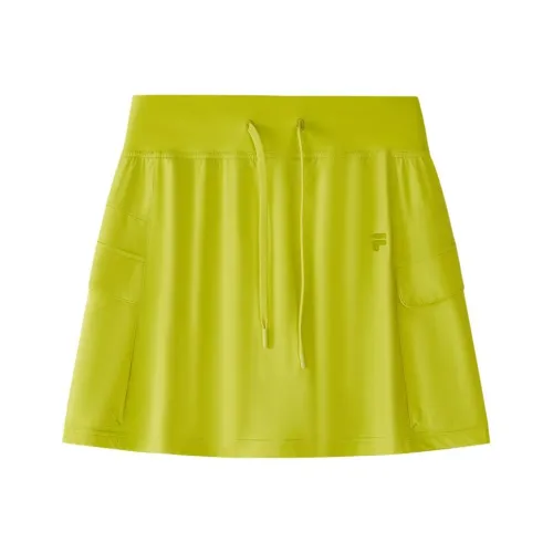 FILA FUSION FOBFUSION LIFE SS25 Повседневная короткая юбка Женская Оливково-зеленая L