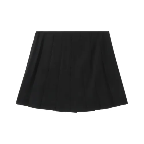 JUUN.J FW24 Повседневные короткие юбки Женские Черный