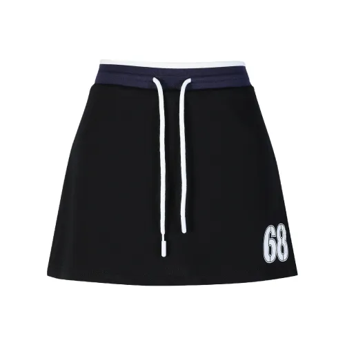 Wen Shan Повседневные короткие юбки Женские Черный