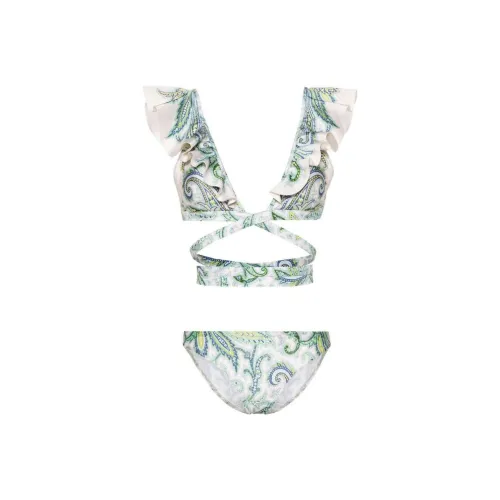 Zimmermann Бикини Женские Зеленый