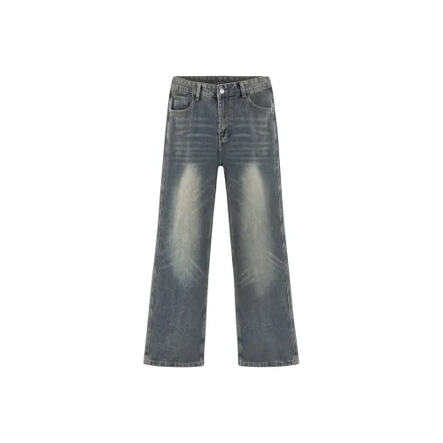 PANDA ADEVIL Винтажные синие унисекс джинсы