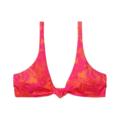Victoria's Secret Розовый Узел Бикини Топ Розовый Пальма Бикини Женские Розовый Пальма