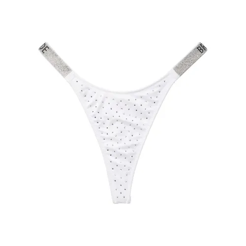 Victoria's Secret SHINE Ремень Стринг Бикини Низ Белый Плавки Женские Белые
