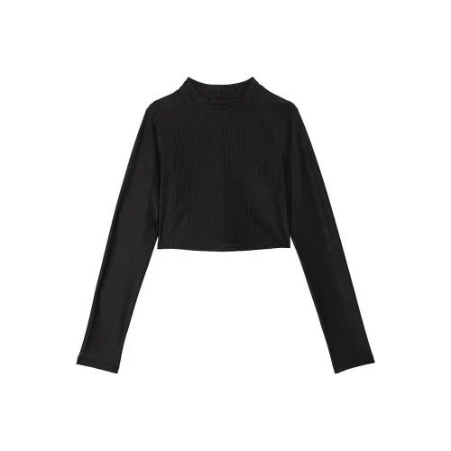 Victoria's Secret Укороченный Rashguard Черный Бикини Женские Черный