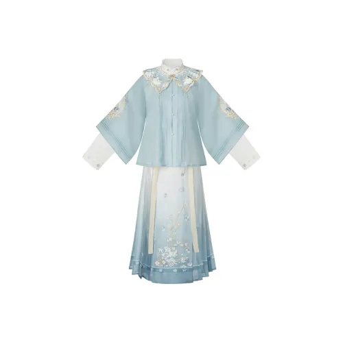 Cloud Hidden Moon Embroidery Ханьфу Женские